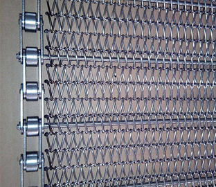 Nastro trasportatore termoresistente della maglia metallica, larghezza su misura trasportatore del comando a catena
