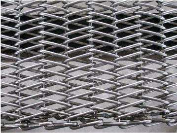 Durezza a catena della superficie piana dell'acciaio inossidabile del nastro trasportatore 304 della fornace del metallo alta