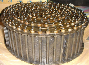 Nastro trasportatore di piastra metallica del forno con il trattamento termico spesso della Catena 5.0mm del rullo