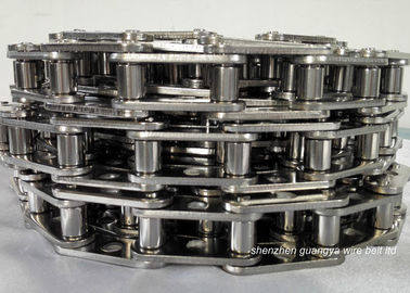 I collegamenti della catena di convogliatore dell'acciaio inossidabile, dente per catena sega la catena del rullo di precisione